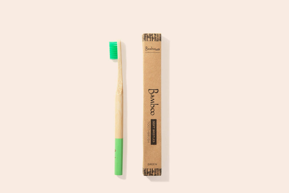 Adult Bamboo Toothbrush | Green
