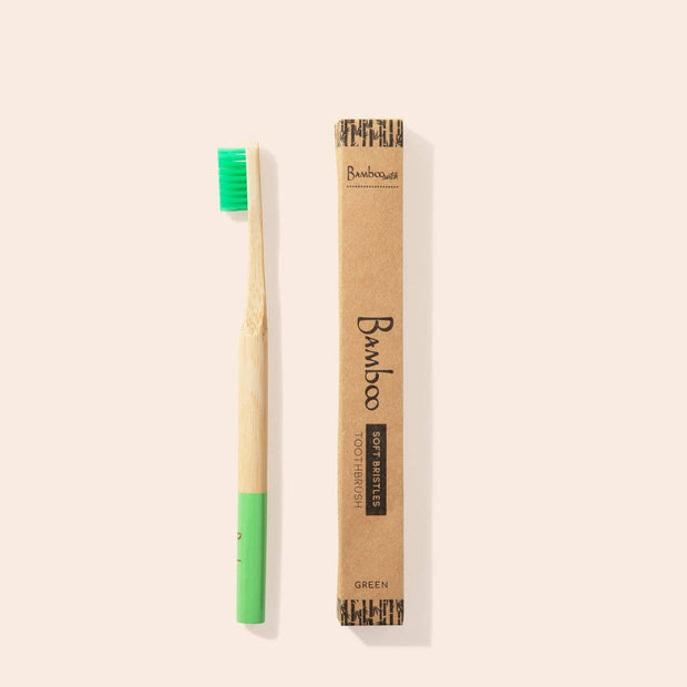 Adult Bamboo Toothbrush | Green