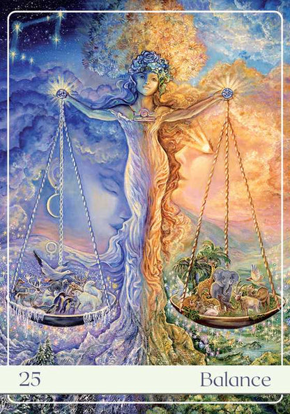 Angelic Vibrations Oracle by Josephine Wall: Flashcards; 128 pages / English