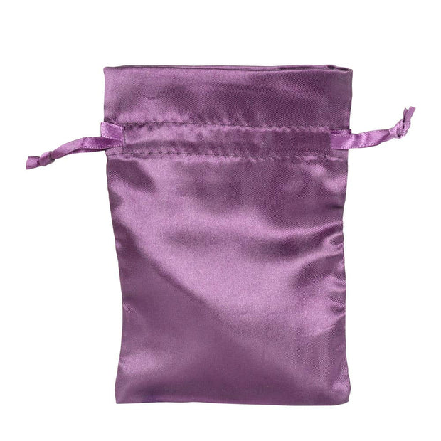 4" X 6" Purple Satin Bag