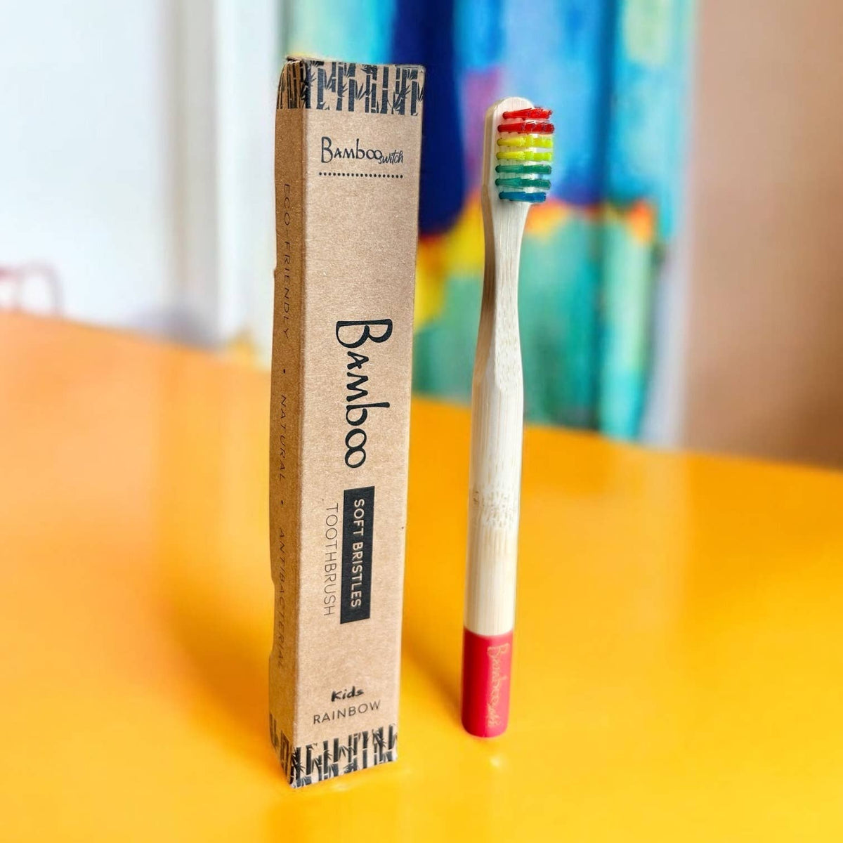 Bamboo Kids Toothbrush |  Rainbow