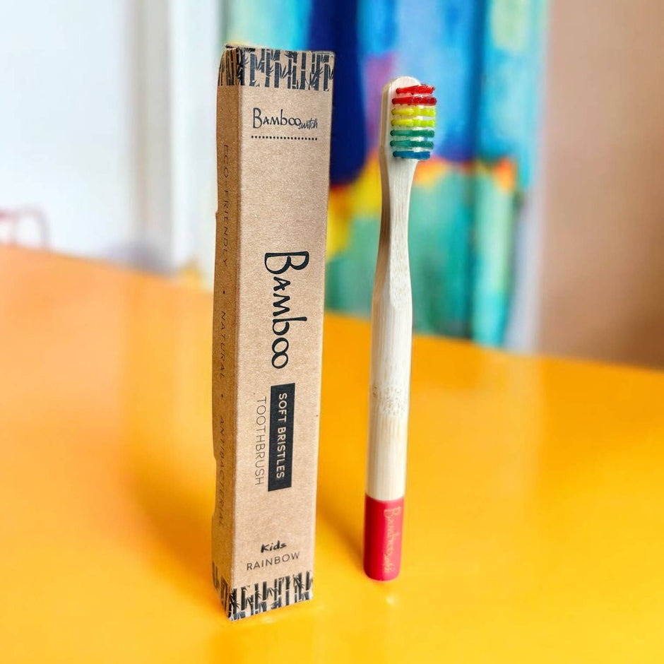 Bamboo Kids Toothbrush |  Rainbow