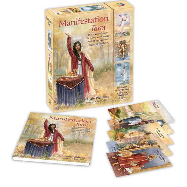 Manifestation Tarot (64 Pages, English) by Jayne Wallace – Tarot for Intention-Setting and Creating Your Reality