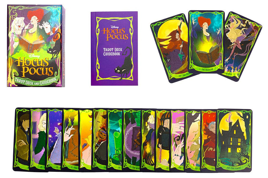 Hocus Pocus: The Official Tarot Deck and Guidebook (Officially Licensed, 78 Cards and 128-Page Guidebook) – Deluxe Gift Box Set