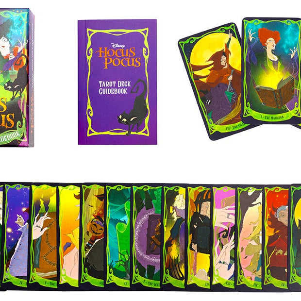 Hocus Pocus: The Official Tarot Deck and Guidebook (Officially Licensed, 78 Cards and 128-Page Guidebook) – Deluxe Gift Box Set