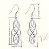 Celtic Knot Design Pendant Earrings – Elegant Minimalist Style (Daily Casual Wear) – .9