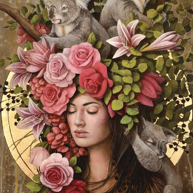 Shamanic Wisdom of the Divine Feminine (Medicine Heart Oracle #1) – 44-Card Oracle Deck + Booklet – by Alana Fairchild and Sophie Wilkins