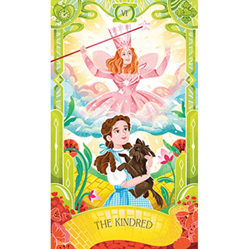 The Wizard of Oz Tarot Deck and Guidebook (Officially Licensed, 78 Cards and 128-Page Guidebook) – Deluxe Gift Box Set