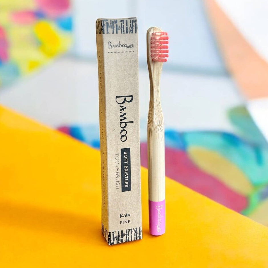 Bamboo Kids Toothbrush |  Rainbow