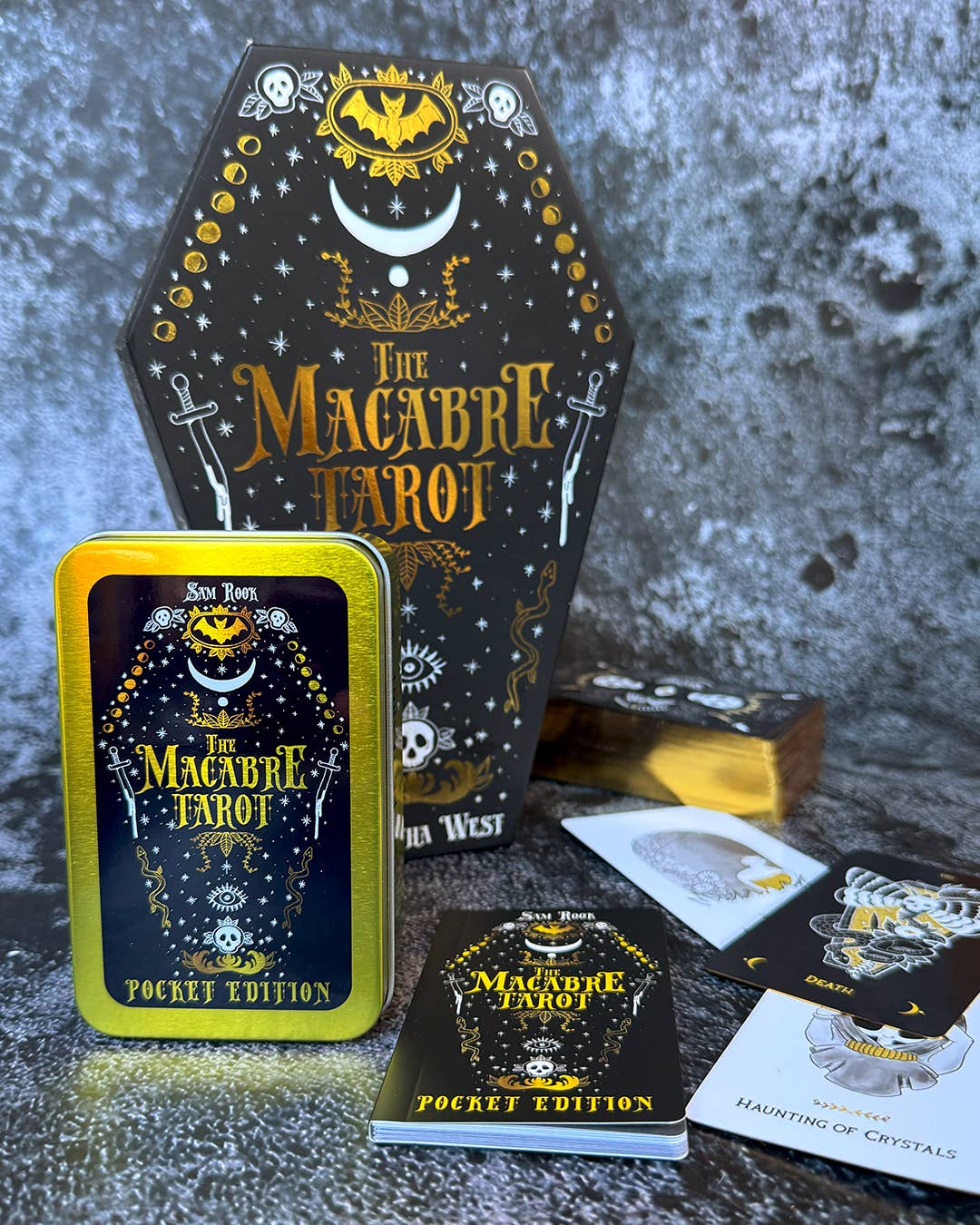 Macabre Tarot by Sam Rook:  128 pages / English