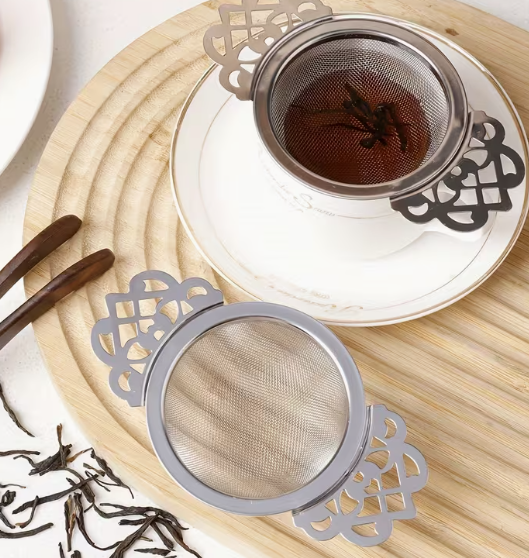 Premium Stainless Steel Tea Infuser with Dual Handles (2.95" x 5.1")