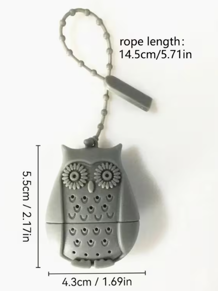 Silicone Owl Tea Steeper – Cute &amp; Functional Loose Leaf Infuser