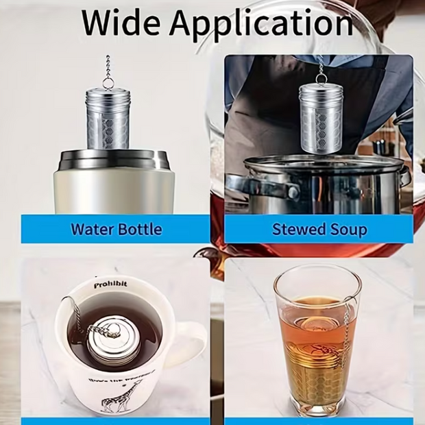 Stainless Steel Tea Strainer with Extremely Fine Mesh