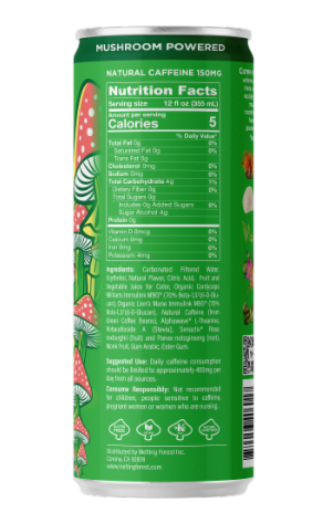 Melting Forest Mango Guava Mushroom Drink (12 fl oz)— Zero Sugar