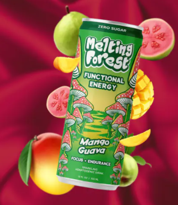 Melting Forest Mango Guava Mushroom Drink (12 fl oz)— Zero Sugar