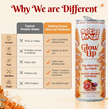 Melting Forest Glow Up Blood Orange Saffron Sparkling Collagen Protein Beverage (12 fl oz)