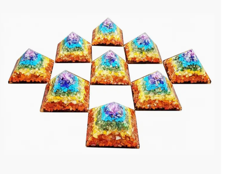 Chakra Orgonite Pyramid (3
