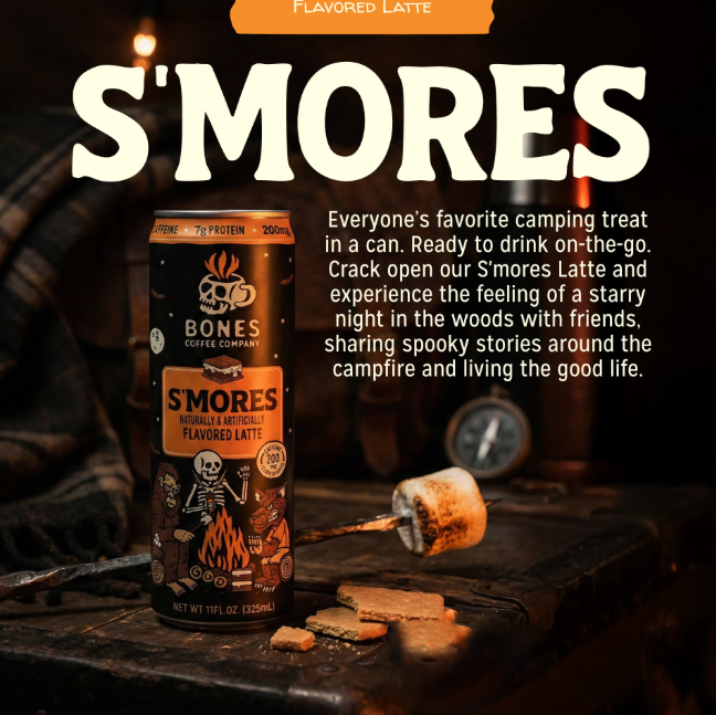 Bones Coffee S'morey Time Cold Brew Latte (12 fl oz)