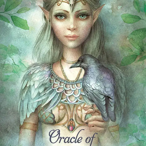 Enchanting Fantasy Oracle Deck by Scot Howden (49 Cards + Illustrated Guidebook)