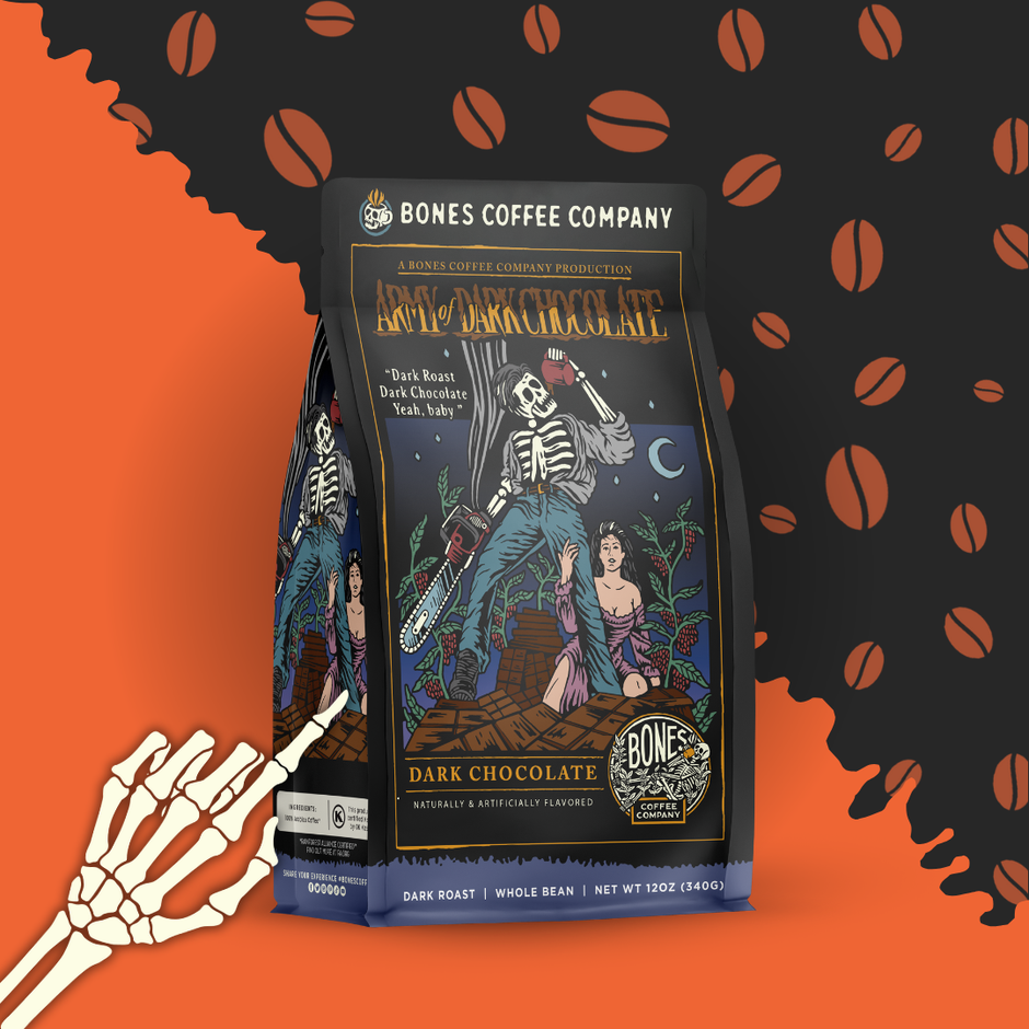 Army of Dark Chocolate Flavored Ground Coffee (12 oz) – Rich, Bold, and Indulgent