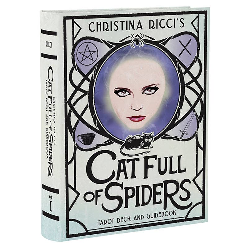 Christina Ricci Tarot Deck and Guidebook (78 Cards and 128-Page Guidebook) – Original Art Inspired by Her Iconic Roles