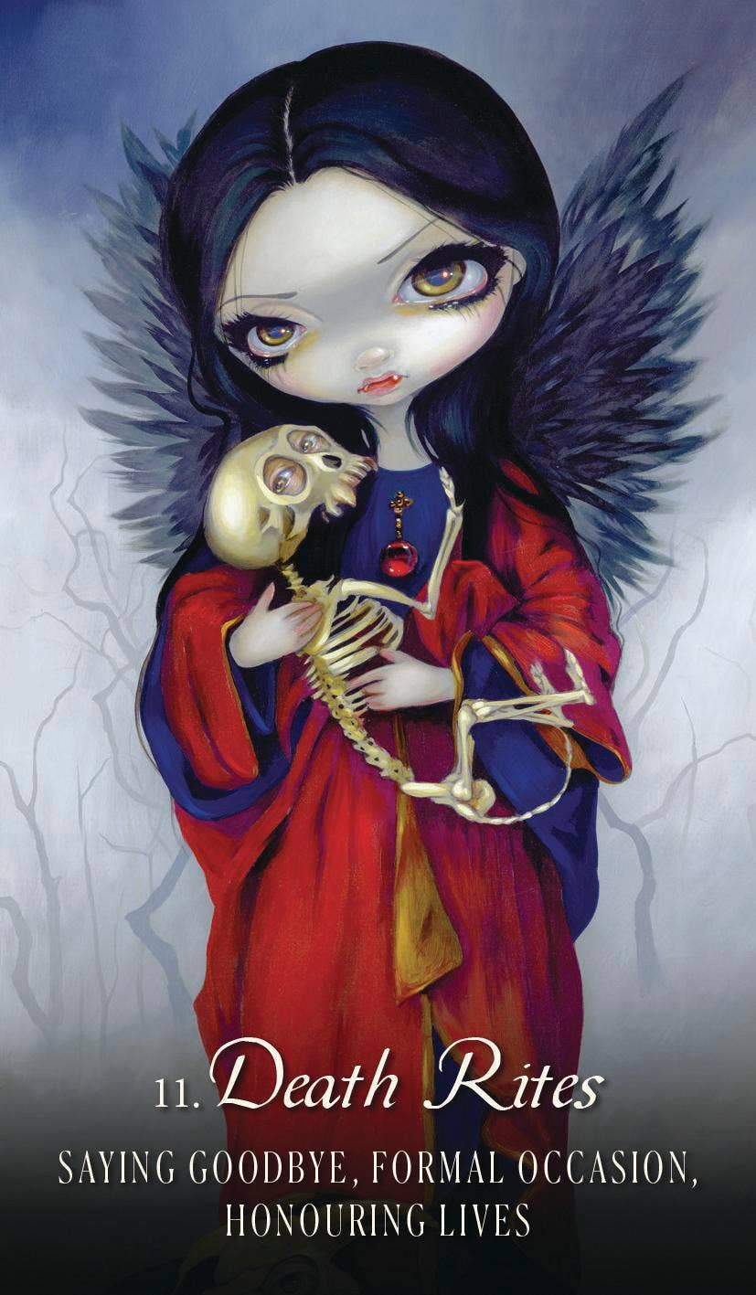 Ancient Wisdom and Healing Messages from the Children of the Night Oracle Deck (44 Cards + Guidebook) – by Lucy Cavendish and Jasmine Becket-Griffith