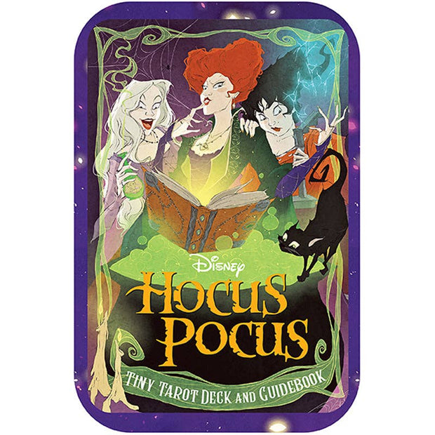 Hocus Pocus Tiny Tarot Deck and Guidebook (Officially Licensed, 78 Mini Cards and 128-Page Guidebook) – Sanderson Sisters Tarot in a Tin