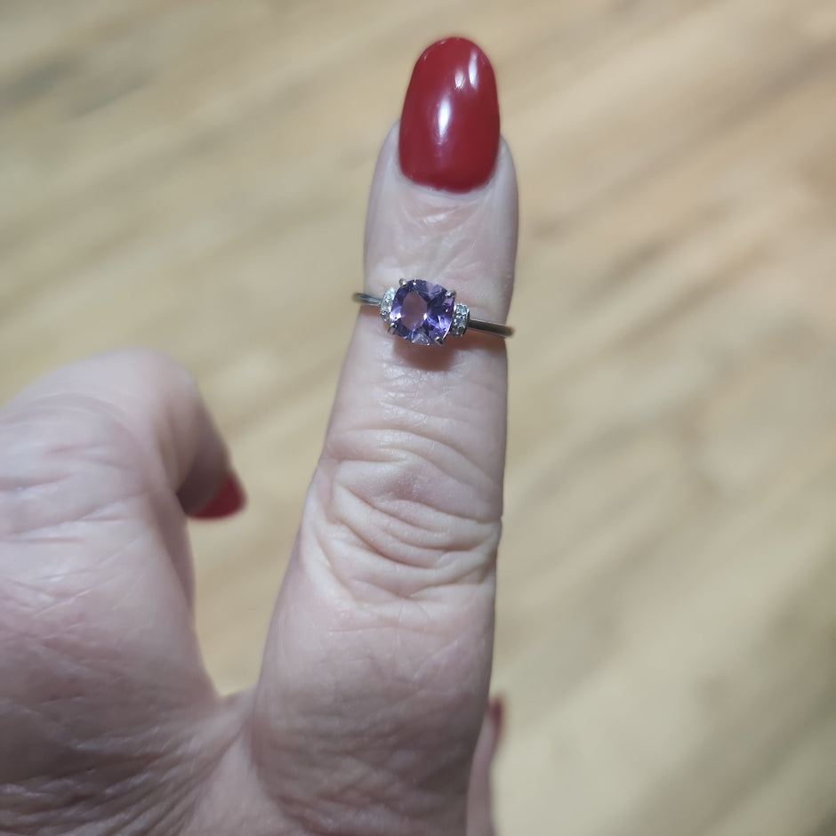 Adjustable Natural Stone Sterling Silver Rings - Jewelry