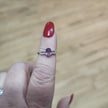 Adjustable Natural Stone Sterling Silver Rings - Jewelry