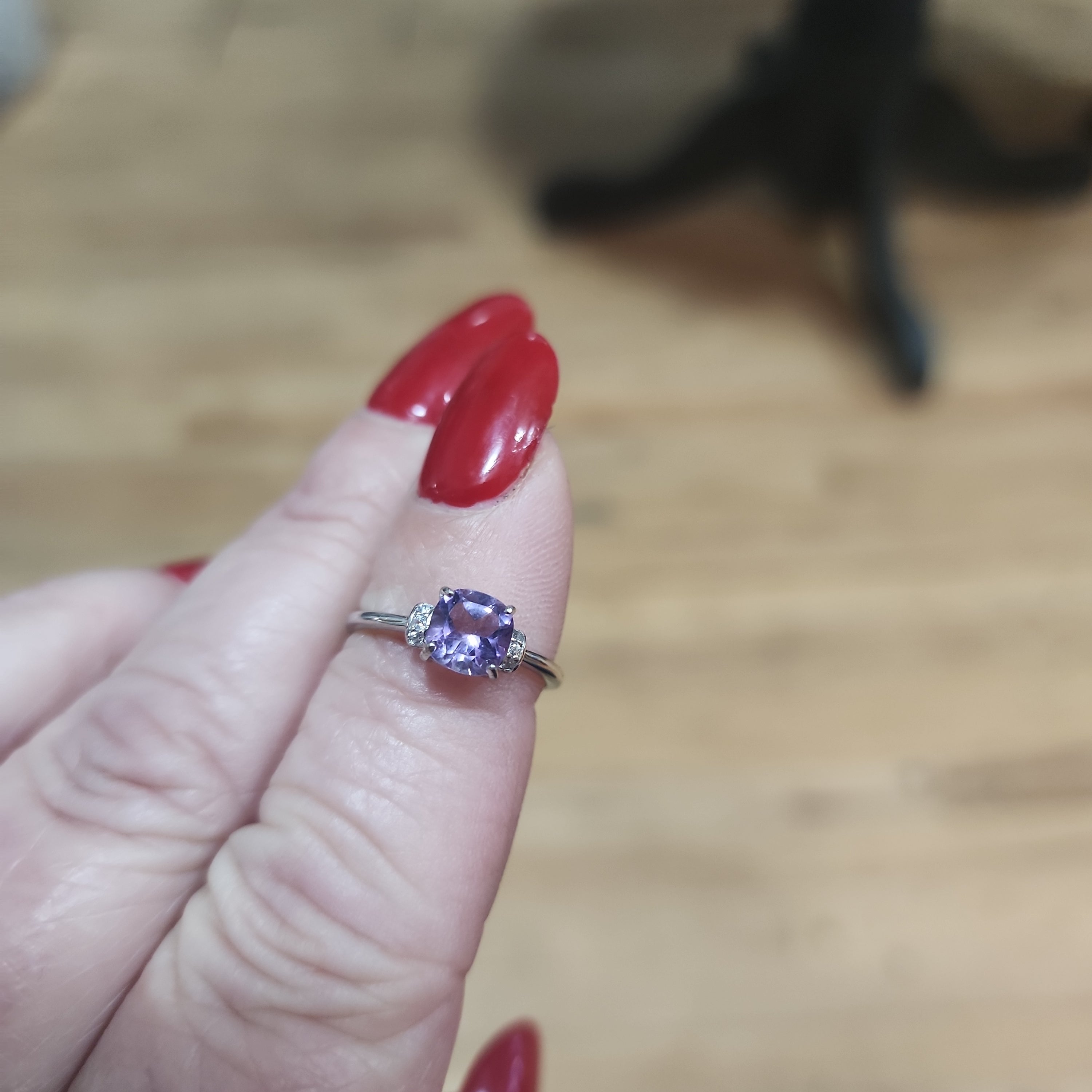 Adjustable Natural Stone Sterling Silver Rings - Jewelry