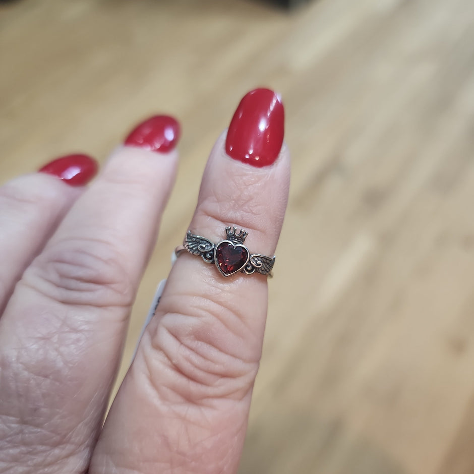 Adjustable Natural Stone Sterling Silver Rings - Jewelry