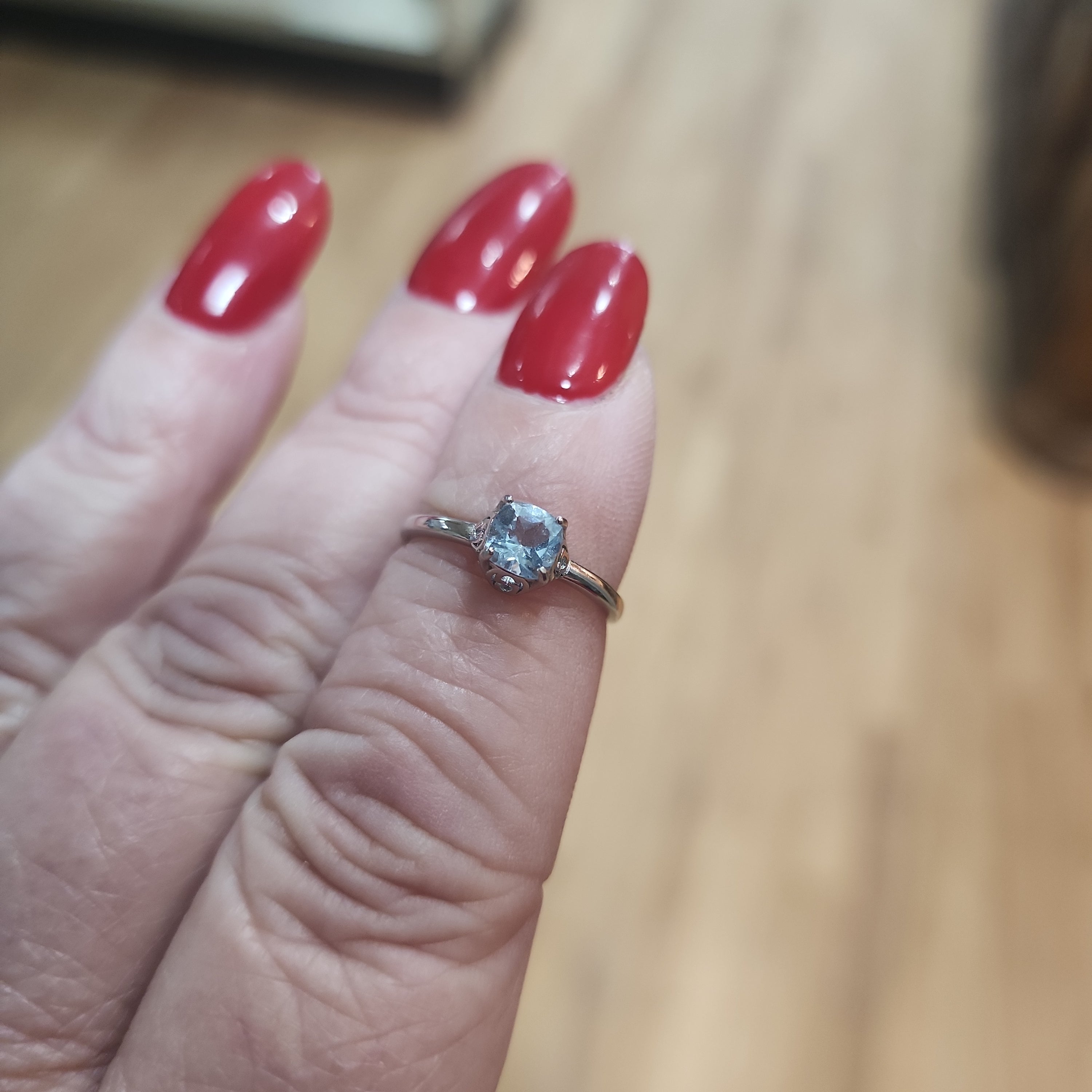 Adjustable Natural Stone Sterling Silver Rings - Jewelry