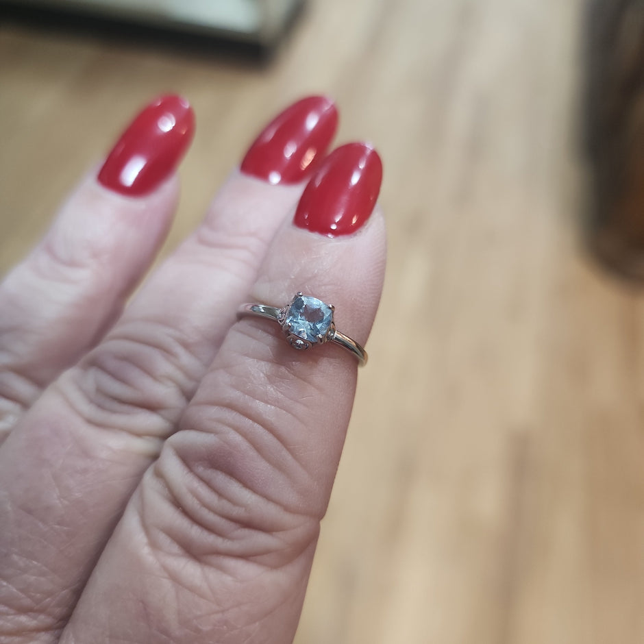 Adjustable Natural Stone Sterling Silver Rings - Jewelry