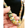 🌍✨ African Millefiori Trade Beads Necklace – 24’’ Vintage Estate Treasure! 🧿 - Jewelry