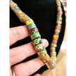 🌍✨ African Millefiori Trade Beads Necklace – 24’’ Vintage Estate Treasure! 🧿 - Jewelry