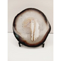 🌀✨ Agate Slice Specimen with Stand – Balance Protection and Natural Beauty 🌈 - 1 - Specimens