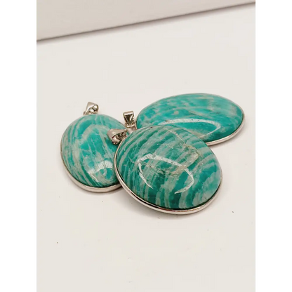 💚✨ Amazonite Pendant – Truth Harmony and Soothing Energy 🌿 - Jewelry