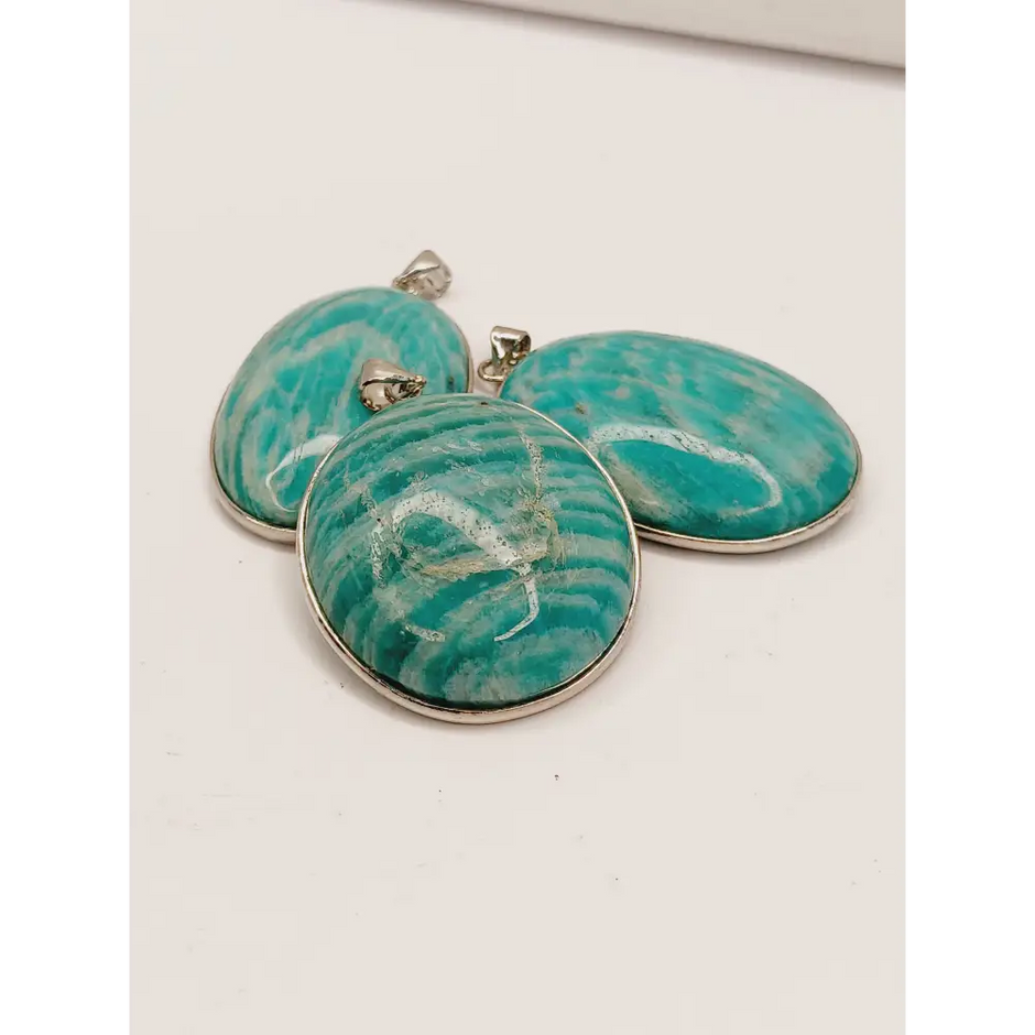 💚✨ Amazonite Pendant – Truth Harmony and Soothing Energy 🌿 - Jewelry