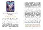 Angel Oracle deck by Debbie Malone, featuring beautifully illustrated angel cards and a guidebook, displayed on a white background.