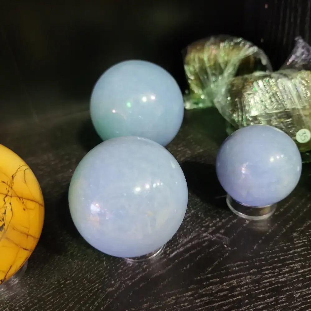 Angelite Spheres - Spheres