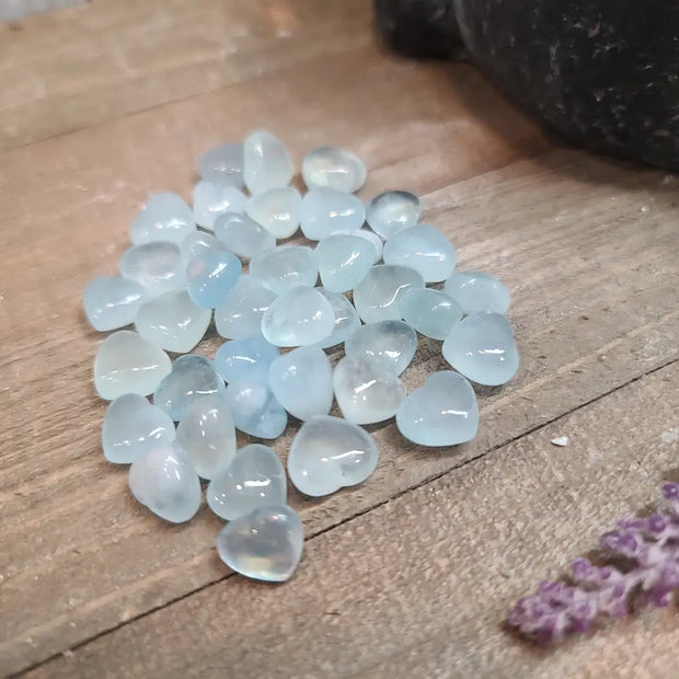 Aquamarine Hearts - Carvings