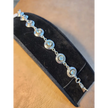 ✨ Aquamarine Sterling Silver Shadowbox Bracelet ✨ - Jewelry