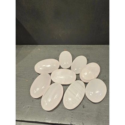 🌈✨ Assorted Calcite Palmstones – Soothing Energy & Colorful Comfort! 🤲 - Pink - PALM