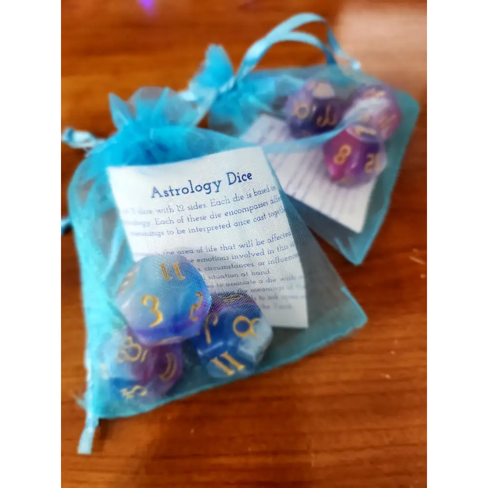 Astrology Dice Divination Set - Tarot Decks & Divination