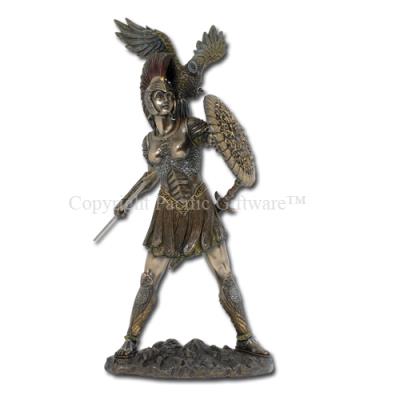 🦉✨ Athena Greek Goddess Statue – Wisdom Strategy and Empowered Protection! 🛡️
