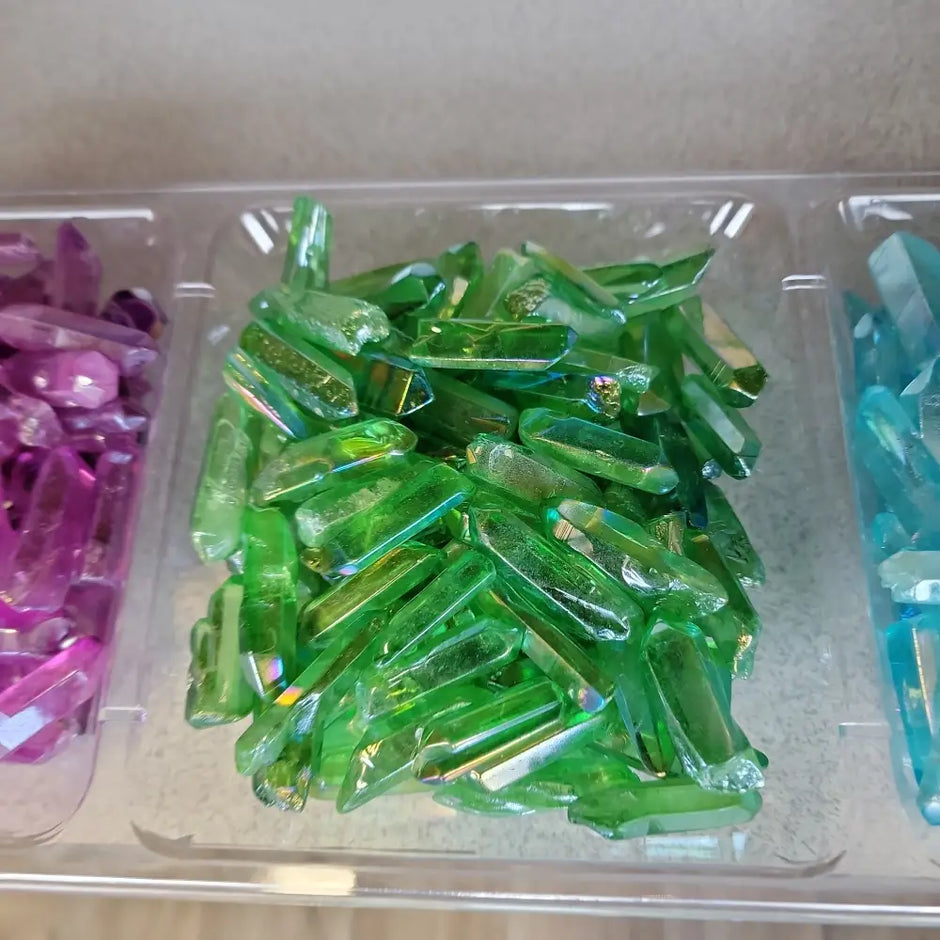 Aura Quartz Point - Green - Specimens