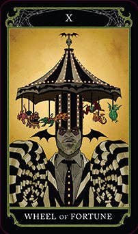 Beetlejuice Tarot Deck and Guide (Officially Licensed, 78 Cards and Fold-Out Map) – Major and Minor Arcana Gift Set