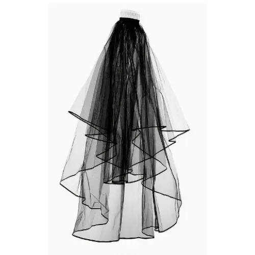 Black Gothic Bridal Veil - Clothing & Apparel