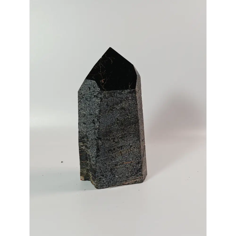 🖤🪨 Black Tourmaline with Hematite Tower – Double Protection and Deep Grounding ✨ - 10 - Specimens