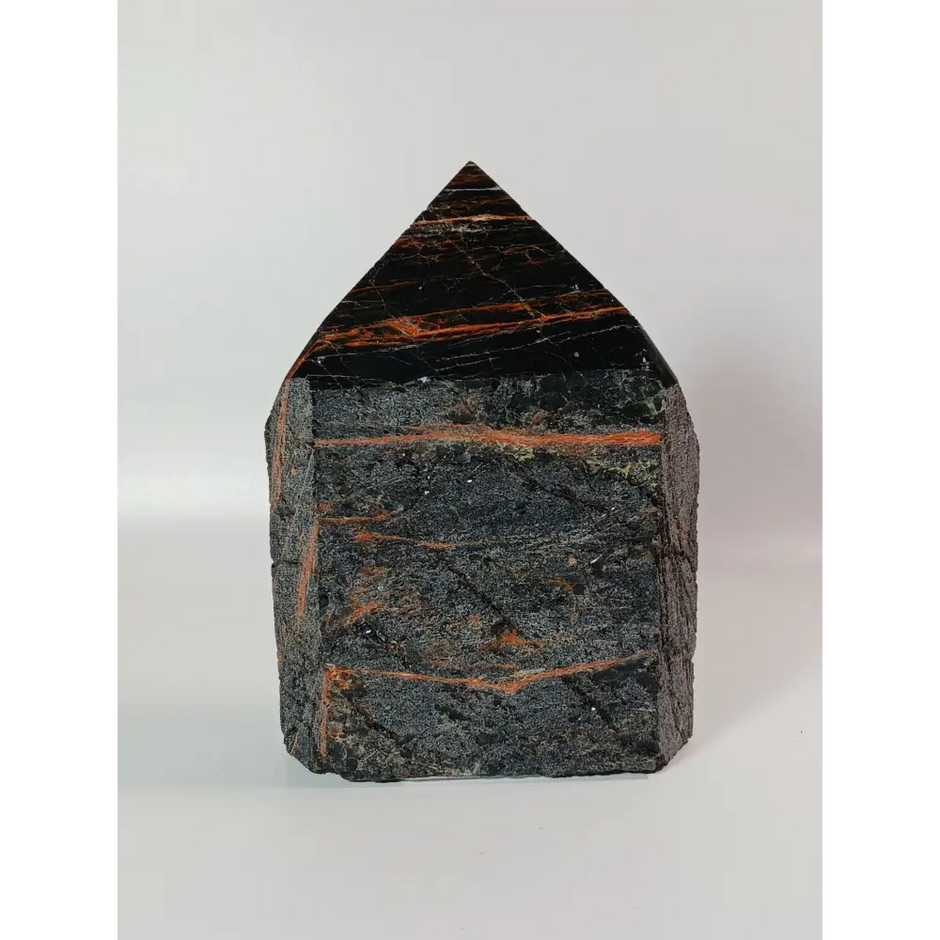 🖤🪨 Black Tourmaline with Hematite Tower – Double Protection and Deep Grounding ✨ - 3 - Specimens